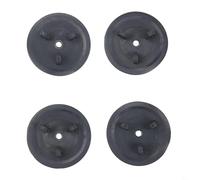 SageFurned Kit di 4 guarnizioni di ricambio per scarico del lavello ATLANT per sifoni e lavelli, per rondelle di tenuta in gomma TPU con viti, impermeabili, 5,5 x 1,3 cm, nero