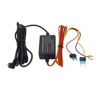 SageFurned Kit Hardwire per Dash Cam Mirror Camera con Modulo Step-Down, Cavo di Ricarica 12V 2.5A per Android DVR e Alimentatore Veicolo, ABS Nero