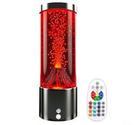 SageFurned Lampada compatta USB che cambia colore con 16 colori, 4 modalità di dissolvenza e base ponderata, luce decorativa da scrivania in acrilico
