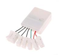 SageFurned Luci a LED Telecomando Senza Saldatura Scatola di Controllo a Quattro Vie LED String Dimmer 8 Modalità Twinkle Luci a Nastro LED Senza Saldatura Dimmer Per Striscia di Luce LED