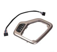 SageFurned Lunetta del cambio centrale con cablaggio per Jeep per Cherokee 2014-2018, pannello di rivestimento del cambio in ABS parte di ricambio OEM 5YD27LS5AA Direct Fit