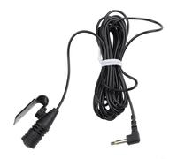 SageFurned Microfono da soffitto unidirezionale da 3,5 mm per auto, cavo da 300 cm per radio CD, adatto per navigazione Android di Clarion, Kenwood, Sony, Pioneer