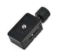 SageFurned Morsetto K30 da 30 mm e piastra a sgancio rapido QR da 0,25 luch, compatibile con Arca per treppiedi Swiss Benro RRS, lega di alluminio leggera