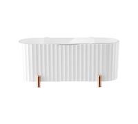 SageFurned Organizer da scrivania per trucchi con coperchio trasparente incernierato, griglie regolabili per tamponi di cotone, palline e accessori di bellezza, scatola antipolvere per cosmetici