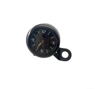 SageFurned Orologio al quarzo per manubrio della moto, con quadrante luminoso e supporto per specchietto retrovisore, impermeabile, accessorio per auto, nero