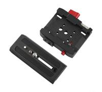 SageFurned Piastra a sgancio rapido per fotocamera Arca per Swiss, in alluminio per mini treppiede, adattatore Quick Release, accessori per fotocamera DSLR per esterni (piastra a sgancio rapido)