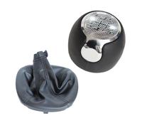 SageFurned Pomello del cambio per Alfa Romeo MiTo 2008-2016, superficie in similpelle, protezione antipolvere inclusa, ricambio diretto