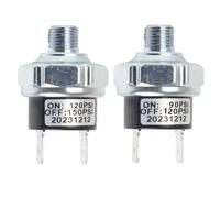 SageFurned Regolatore di pressione dell'aria 1 8 NPT per compressore d'aria, interruttore automatico in metallo, 45 mm, valvola pneumatica per serbatoio dell'aria e sospensione (120-150 PSI)
