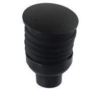 SageFurned Soffietto in silicone monodose per tritacaffè Eureka Mignon, accessorio per macina caffè, deflettore, riduzione di ritenzione, 105 x 84 mm (nero)