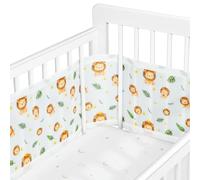 Sageky-Sponda regolabile per lettino in rete - rimovibile, lavabile, portatile e facile da installare-Sponda protettiva 3D traspirante e resistente agli urti per neonati, adatta a tutte le stagioni