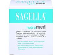 SAGELLA hydramed Intim-Reinigungstücher, 10 pz Panni