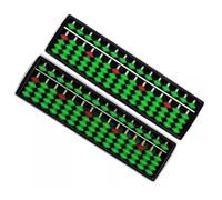 SAGELSHN Abaco Pallottoliere Robusto 2 Pezzi Abaco 15 Colonne Professionale Matematica Apprendimento Educativo 5 Perline Strumento di Conteggio Scuola Tradizionale