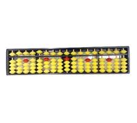 SAGELSHN Abaco Pallottoliere Robusto Strumento di Conteggio Del'abaco A 17 Cifre Matematica Cinese for Principianti Apprendimento Educativo Scuola Tradizionale