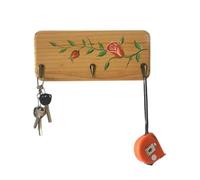 SAGELSHN Appendiabiti Da Parete Ganci Appendiabiti 3 Ganci Appendiabiti In Legno Verniciato For Ingresso, Bagno, Cucina, Portasciugamani Appendiabiti Da Muro