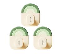 SAGELSHN Appendiabiti Da Parete Ganci Appendiabiti Ganci Da Parete A Forma Di Arcobaleno For Appendere Graziosi Vestiti, Borse, Chiavi, Asciugamani Appendiabiti Da Muro(Grün)