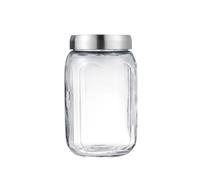 SAGELSHN Barattoli Cucina Robusto 3 Pezzi di Barattoli Vetro con Coperchi for L'organizzazione Contenitori for La Cottura al Forno Contenitori Ermetici per Alimenti(1500ml)
