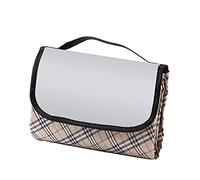 SAGELSHN Coperta Da Picnic Portatile Coperta da picnic portatile Tappetino campeggio con tracolla pieghevole for escursioni nel parco Leggera Riutilizzabil(B)