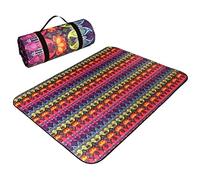 SAGELSHN Coperta Da Picnic Portatile Coperte Da Picnic Pieghevoli Tappetino Impermeabile, Coperta Spiaggia Multifunzionale Adatta for Il Campeggio Viaggio Leggera Riutilizzabil(F,200 * 150CM)