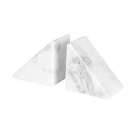 SAGELSHN Fermalibri per Biblioteca 1 Pair Marmo Bookend Nordic Book Ends Craft Office Studio Desktop Art Ornaments Book Stopper Decorazione della casa Decorazione Regalo Bookend Reggilibri Portalibri