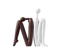 SAGELSHN Fermalibri per Biblioteca 2 pz Figure astratte Geometriche FRP. Book Ends Decorative Book Stoppers Industrial Home Office Decor Bookend Reggilibri Portalibri