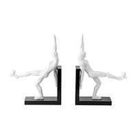 SAGELSHN Fermalibri per Biblioteca Bookend Heavy Duty, Decorative Book Ends, Creative Resin Book Support Bookend for Home Office Biblioteca Decorazione Regalo Reggilibri Portalibri