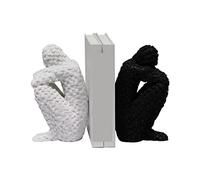 SAGELSHN Fermalibri per Biblioteca Bookings Heavy Duty, Creative Book Ends, Resina Anti-Skid Bookend for Ripiani, Tappi di Libri Supporto Libro for la casa Decor, 1 Paio Reggilibri Portalibri