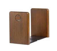 SAGELSHN Fermalibri per Biblioteca Fermalibri Eleganti Fermalibri Decorazioni in Legno Fermalibri personalità Fermalibri per Contenere Libri per Scaffali Reggilibri Portalibri