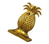 SAGELSHN Fermalibri per Biblioteca Fermalibri Fermalibri Decorativi a Forma di Ananas Fermalibri in Resina Dorata Fermalibri Antiscivolo per carichi Pesanti Reggilibri Portalibri