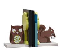SAGELSHN Fermalibri per Biblioteca Fermalibri Fermalibri Decorativi in Legno Gufo Creativo per Tenere Libri Tappo per Libri Antiscivolo Reggilibri Portalibri