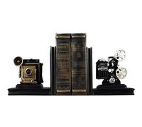 SAGELSHN Fermalibri per Biblioteca Fermalibri Proiettore cinematografico Fermalibri Decorativi in Resina per Tenere Libri Tappi per Libri Resistenti Reggilibri Portalibri