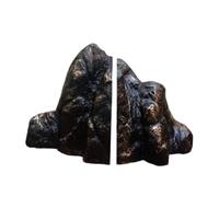 SAGELSHN Fermalibri per Biblioteca Fermalibri Scultura di Montagna Fermalibri Decorativi Fermalibri Astratti Libri da Tenere per Scaffali Pesanti Reggilibri Portalibri(Black)