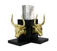SAGELSHN Fermalibri per Biblioteca Fine del Libro, Bookend Heavy Duty Bookend Resina Bookend Book Holder Heavy Book End Bellissimo Libro Decorativo Tappi for scaffali Reggilibri Portalibri(A)