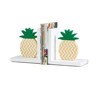 SAGELSHN Fermalibri per Biblioteca Nordic Pineapple Forma Bookend Booking Book Ends for Libri delle Decorazioni for Ufficio Decorazioni Desk Desk Organizer Decor Decor Ornament Reggilibri Portalibri