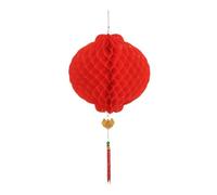 SAGELSHN Lanterne Cinesi Giardino 15 Lanterne Decorative in Plastica for Il Capodanno Cinese for Celebrazioni Nuziali Lanterne di Carta(15cm)