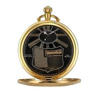 SAGELSHN Orologio da Taschino Numeri Orologio Da Taschino Retrò Con Quadrante In Numeri Romani Castello Nel Cielo Ciondolo Musicale Festa del Papà