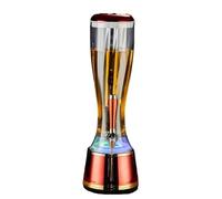SAGELSHN Spillatore Birra da Casa Distributore di Birra, Distributore di Bevande Ricaricabile con Ghiaccioli Luminosi Dispenser Bevande(Rot)