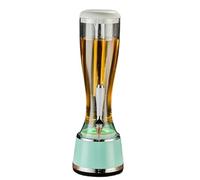 SAGELSHN Spillatore Birra da Casa Distributore di Birra, Distributore di Bevande Ricaricabile con Ghiaccioli Luminosi Dispenser Bevande(Blue)