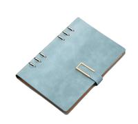 SAGELSHN Taccuino Quaderno Diario Agenda Staccabile B5 Con Verbali Di Riunione E Clip Galvanizzata Blocco Note(Blue)