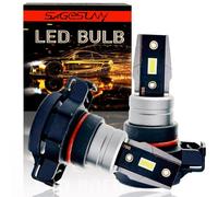 SageSunny Lampadine H16 LED Anti-fog H16 PS19W 5202 High Power 1200lm LED H16 Luci diurne/diurne 21SMD LED 3030 6000k bianco anti-errore odb in sostituzione di lampadine alogene PS19W，Set di 2