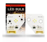 SageSunny Pannello fari, modulo luci diurne a LED DRL bianche, pannelli fari bianco sinistro e destro, adatti per Scania serie G R, 2674390, set da 2-12 mesi di garanzia
