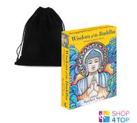 Saggezza of the Budda Mindfulness Card Strato W / Guida & Velluto Borsa