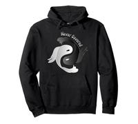 Saggezza Orientale. Tao, Taijitu, Yin Yang. Koi. Felpa con Cappuccio
