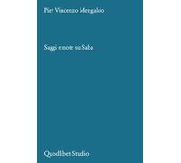 Saggi e note su Saba
