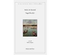 Saggi filosofici. Antero de Quental. Ediz. critica