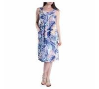 Saggio Aertre Prendisole da Tg 44 a 64 Set da 1 o 2 Pezzi in Fantasia in Puro Cotone con e Senza Maniche Aperti o Senza Bottoni Donna Made in Italy con Profumatore 1435CHIUSO 62