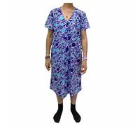 Saggio Aertre Prendisole da Tg 44 a 64 Set da 1 o 2 Pezzi in Fantasia in Puro Cotone con e Senza Maniche Aperti o Senza Bottoni Donna Made in Italy con Profumatore 13835APERTO 54