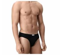 Saggio Cagi Set 6 Pezzi di Slip 1208 in Puro Cotone Filo di Scozia Modello a Vita Bassa con Conchiglia Anatomica Senza Cuciture Uomo Profumatore Nero 7