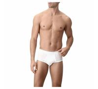 Saggio Cagi Set 6 Pezzi di Slip 1223 in Puro Cotone Filo di Scozia Elastico con Lavorazione a Coste Conchiglia Senza Cuciture Uomo Profumatore Bianco 8