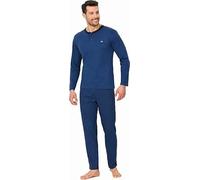 Saggio Il Granchio Pigiama Uomo Mezza Stagione Pigiama Caldo Cotone Uomo Diverse Fantasie Pigiama Granchio in Puro Cotone con profumatore GP2039 Grigio 4XL