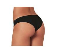 Saggio Jadea 6 Pezzi Slip Brasiliana in Cotone Modal Morbido e Traspirante Stile Comodita e Qualita Impeccabile Profumatore Nero 2